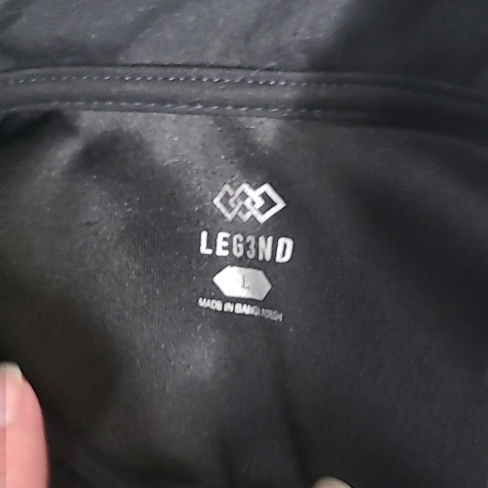 Leg3Nd Black Joggers with Elastic Waistband With Matching Top - Picture 5 of 11